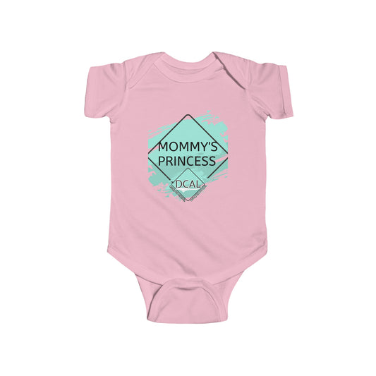 DCAL Baby Clothes "Mommy's Princess" Infant Fine Jersey Bodysuit