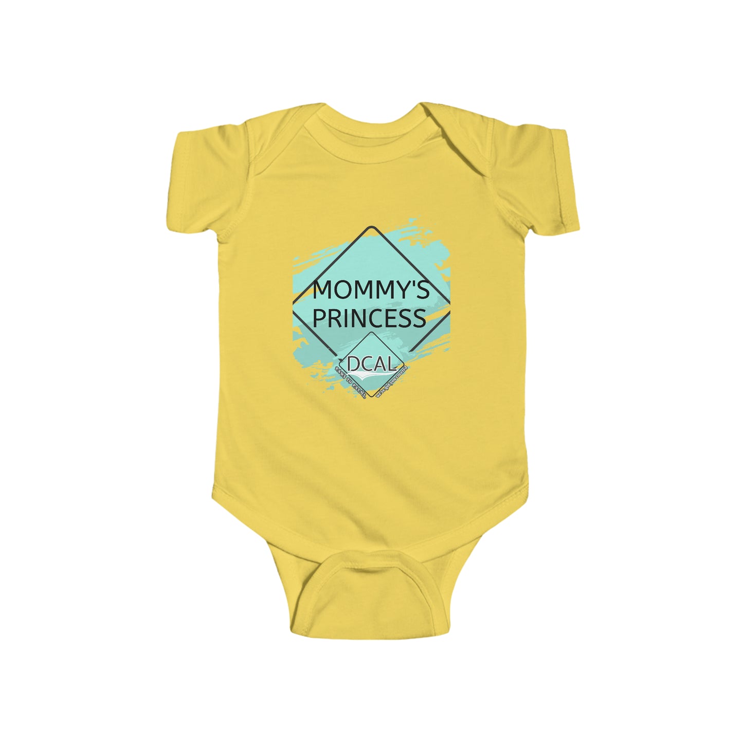 DCAL Baby Clothes "Mommy's Princess" Infant Fine Jersey Bodysuit