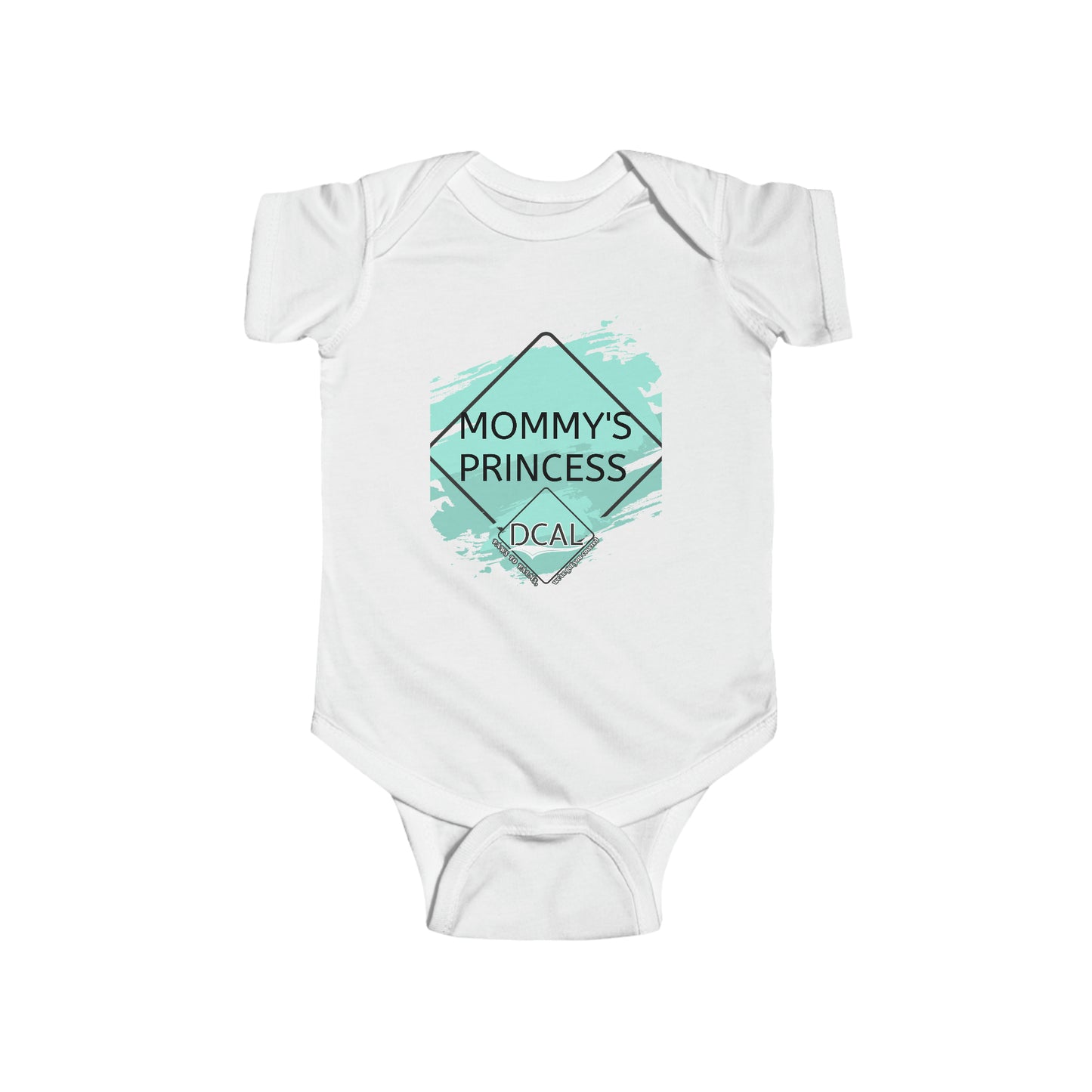 DCAL Baby Clothes "Mommy's Princess" Infant Fine Jersey Bodysuit