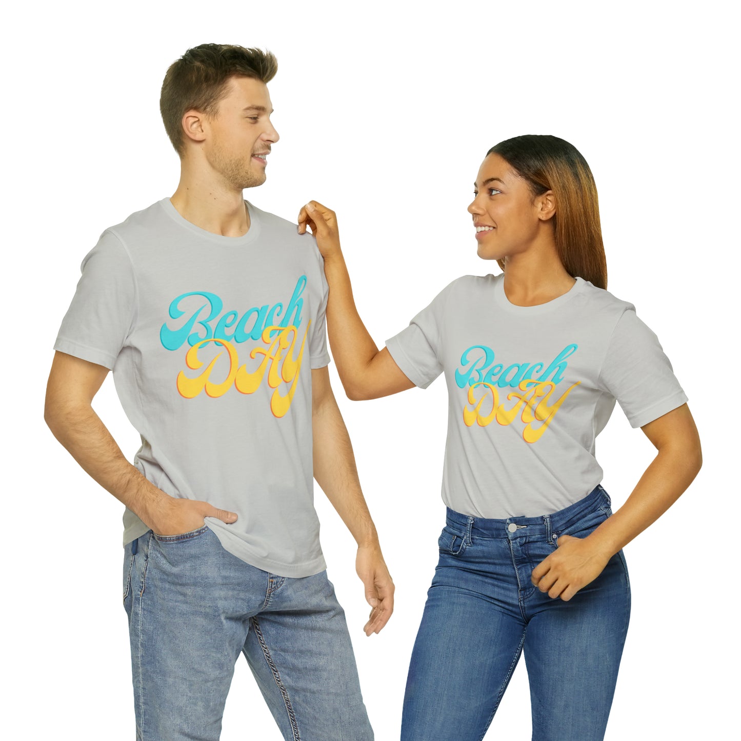 DCAL Beach Collection "Beach Day" Unisex Jersey Short Sleeve Tee