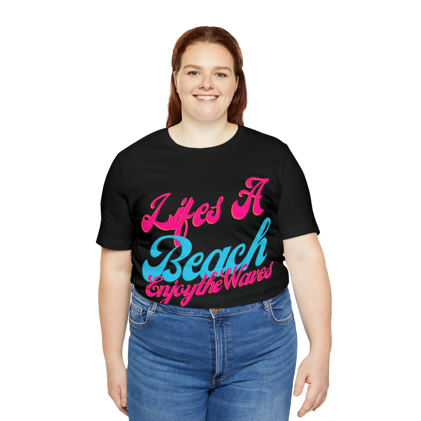 DCAL Beach Collection "Lifes a Beach Enjoy The View" Unisex Jersey Short Sleeve Tee