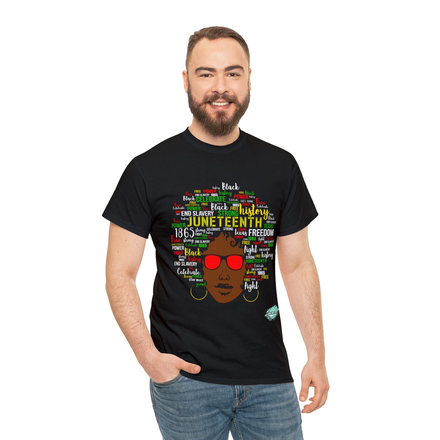 DCAL Juneteenth "Natural" Unisex Heavy Cotton Tee