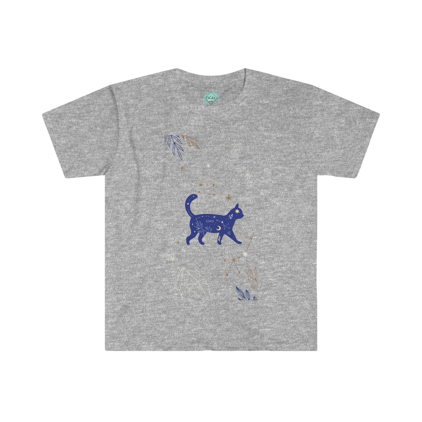 DCAL Meow Collection " Cat Galaxy" Unisex Soft style T-Shirt