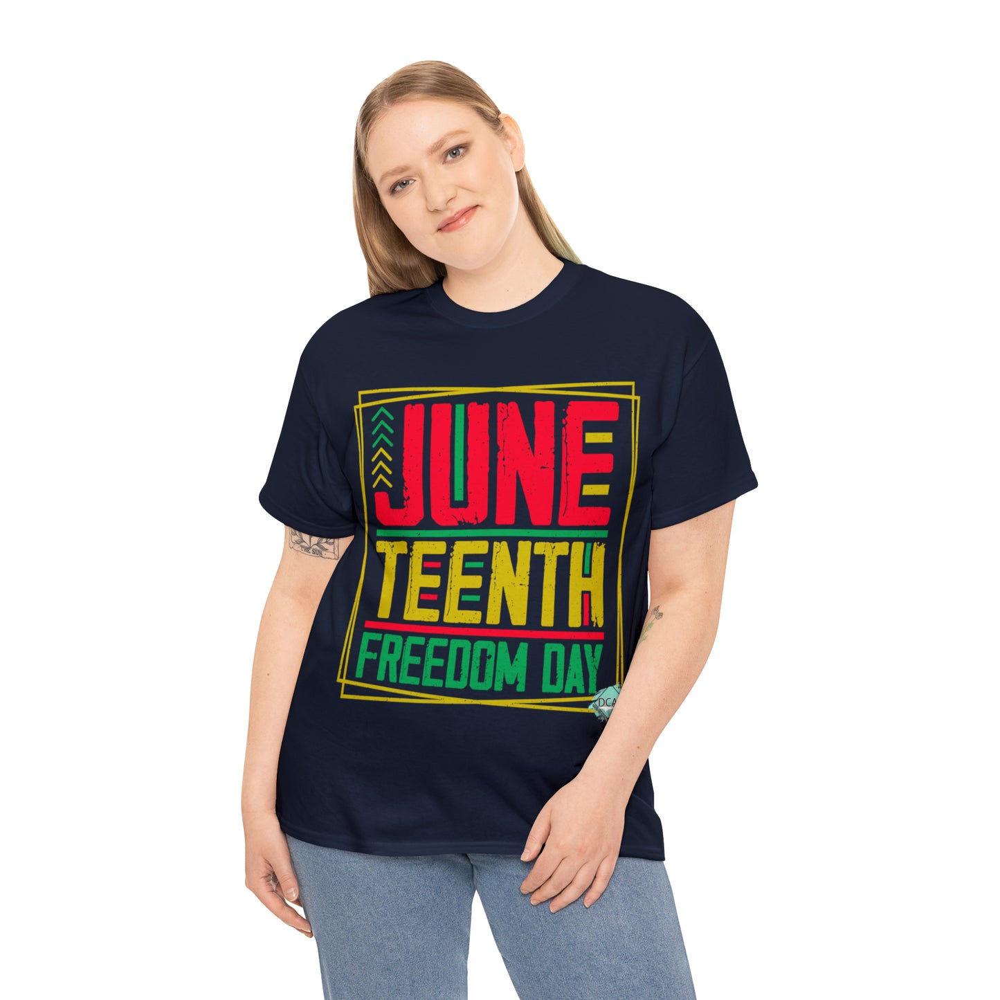 DCAL Juneteenth "Freedom Day" Unisex Heavy Cotton Tee