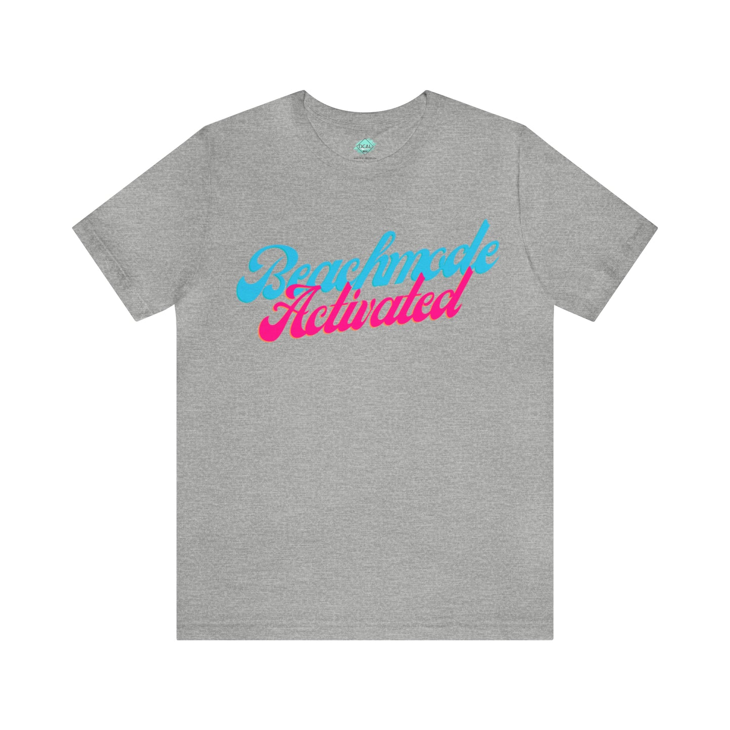 DCAL Beach Collection "Beachmode Activated" Unisex Jersey Short Sleeve Tee