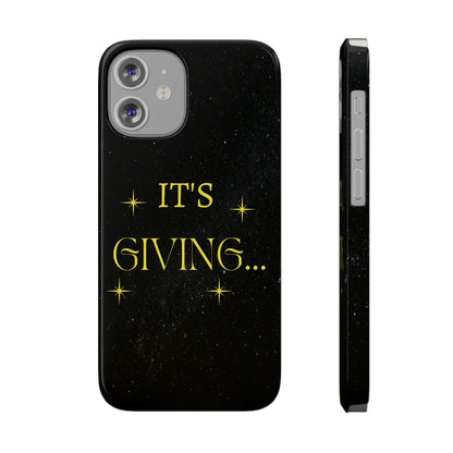 DCAL Accessories (It's Giving)Slim Phone Cases