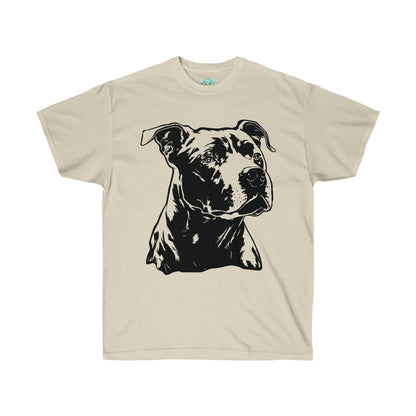 DCAL Pitbull Passion "Pitbull Silhouette " Unisex Ultra Cotton Tee