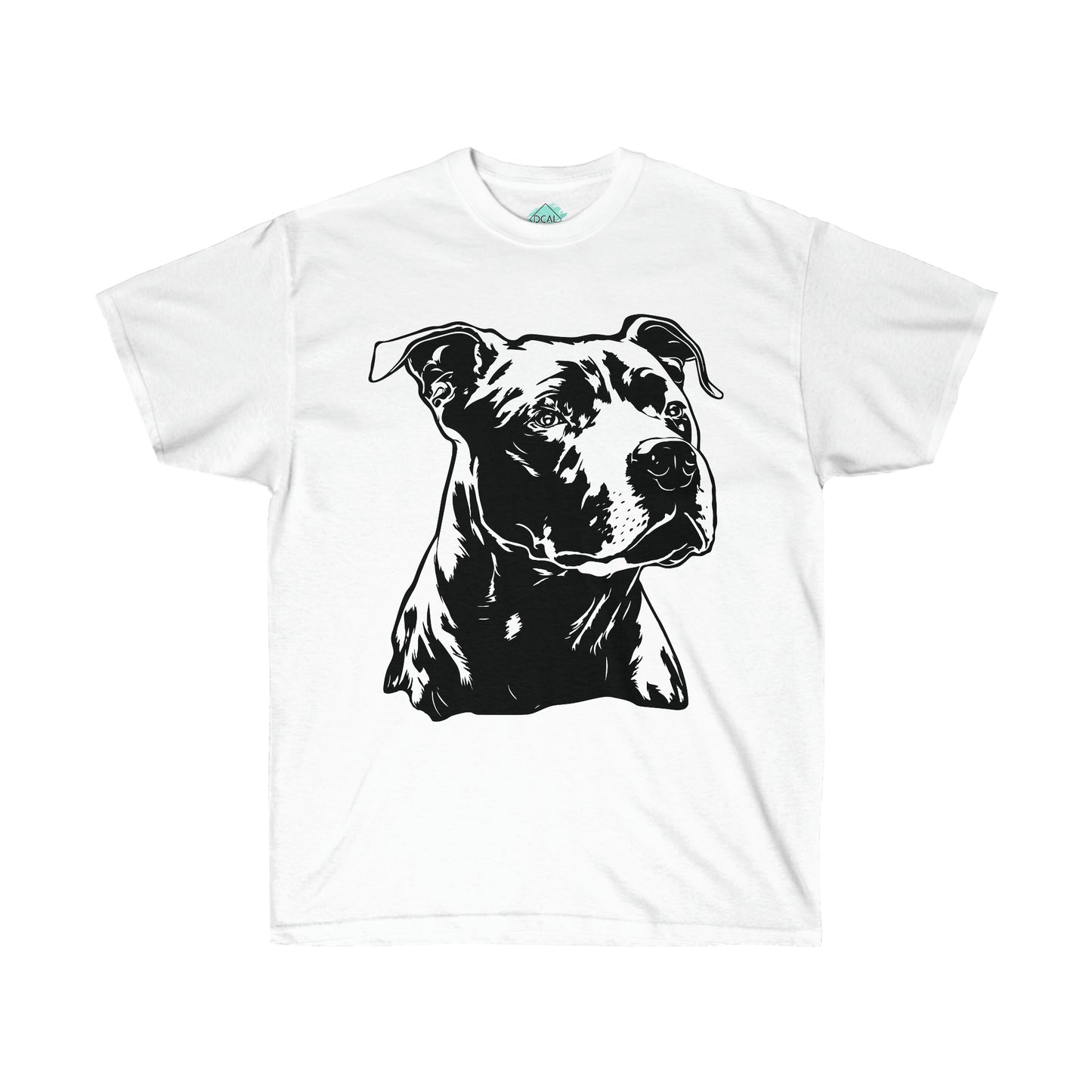 DCAL Pitbull Passion "Pitbull Silhouette " Unisex Ultra Cotton Tee