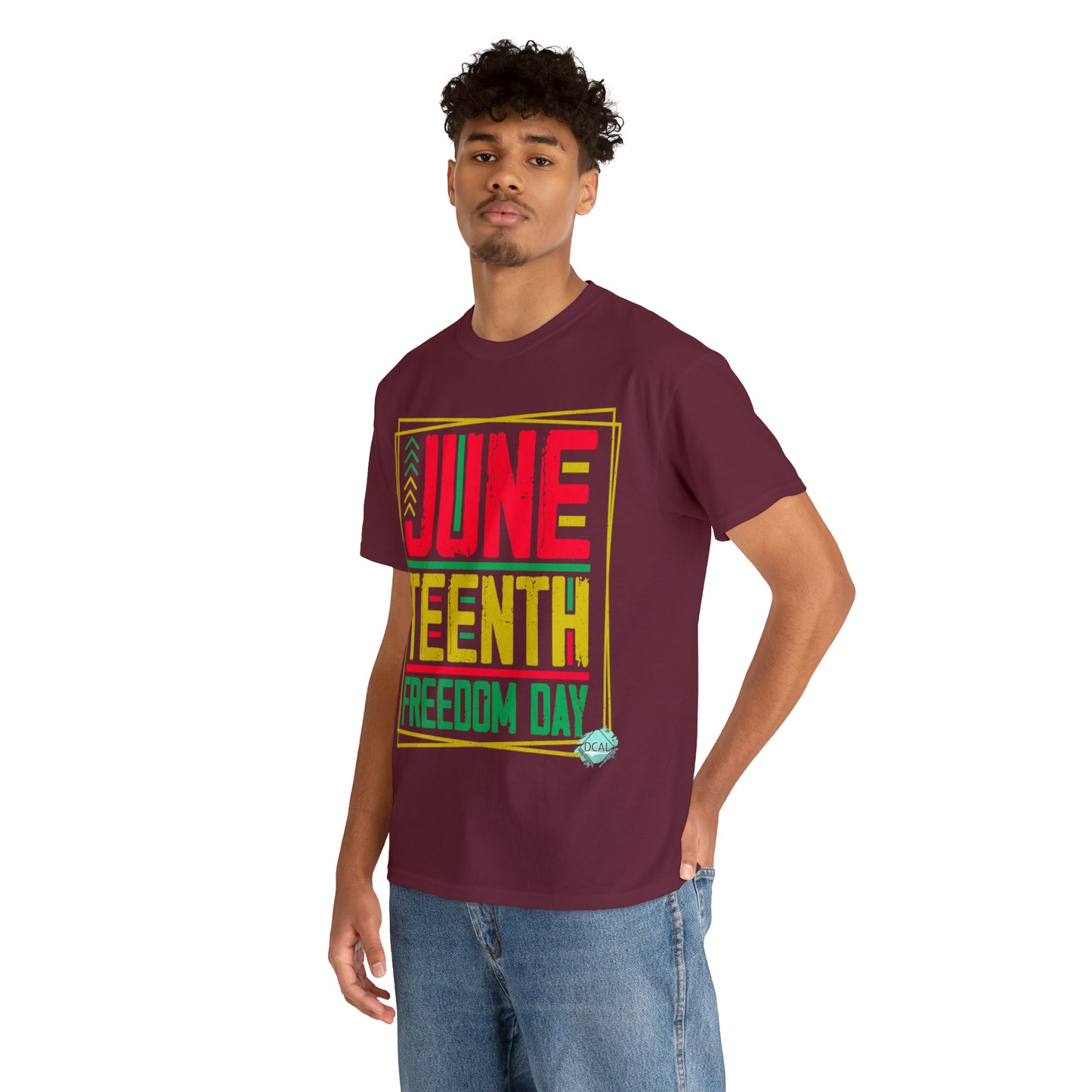 DCAL Juneteenth "Freedom Day" Unisex Heavy Cotton Tee