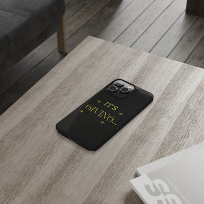 DCAL Accessories (It's Giving)Slim Phone Cases