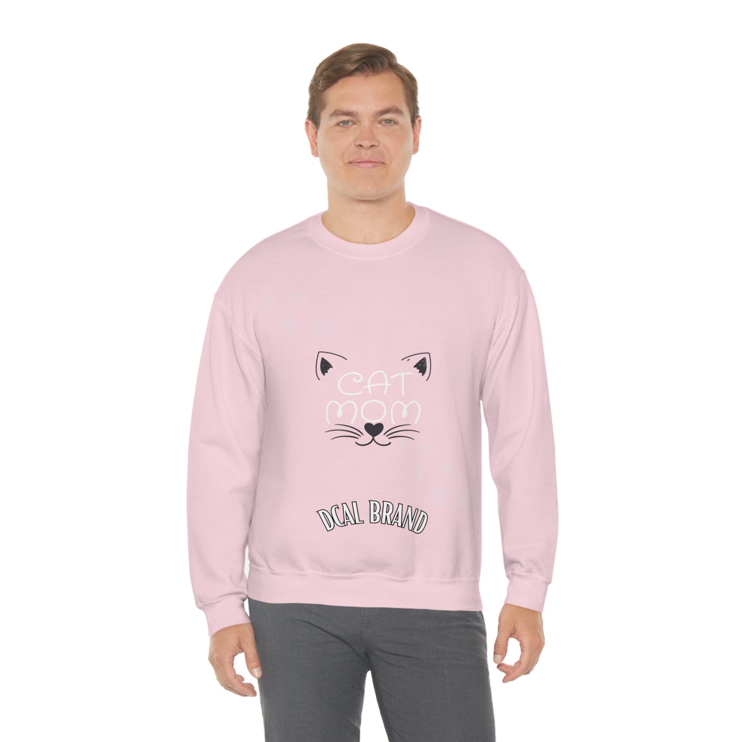 DCAL Meow Collection "Cat Mom" Unisex Heavy Blend™ Crewneck Sweatshirt