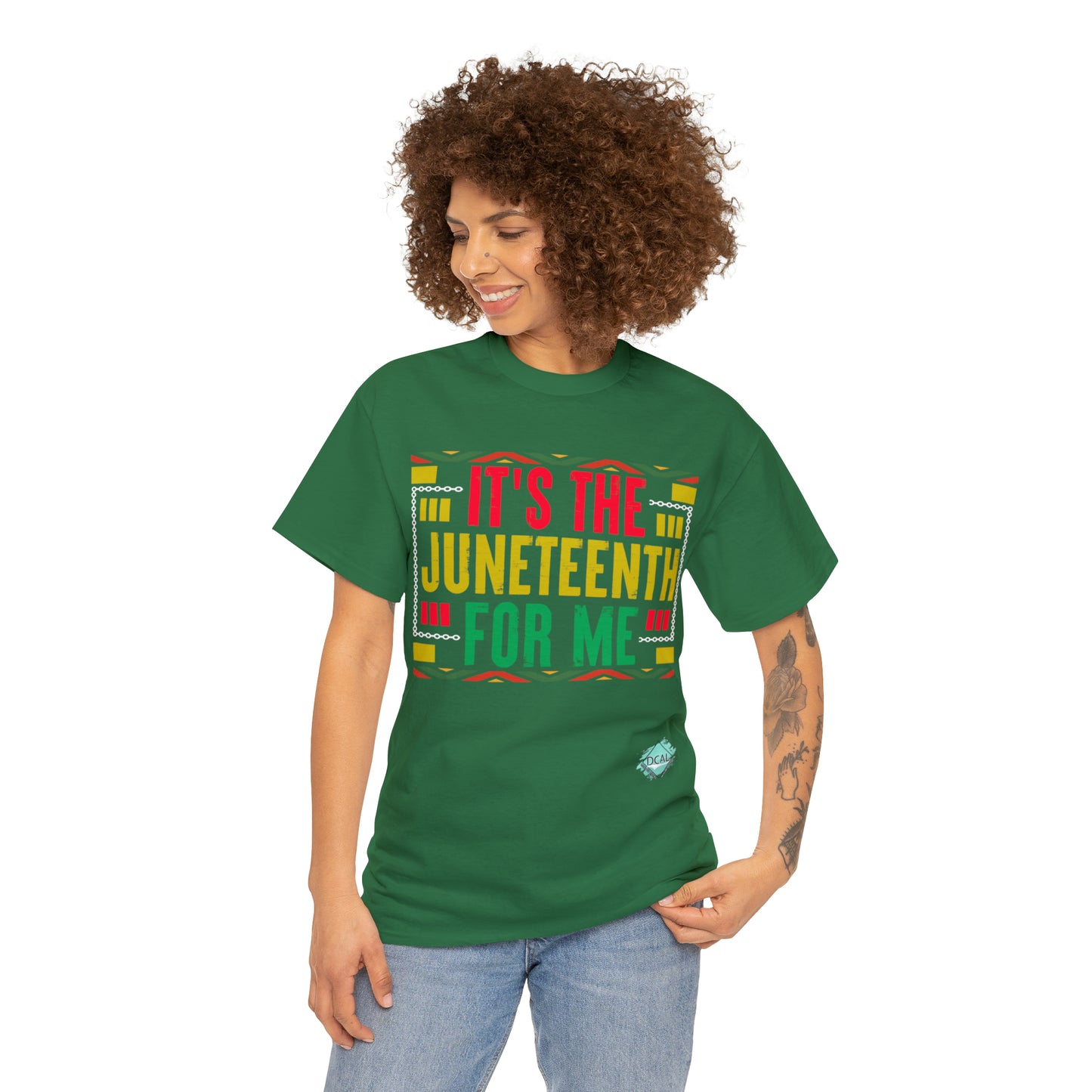 DCAL Juneteenth Its The Juneteenth" Unisex Heavy Cotton Tee