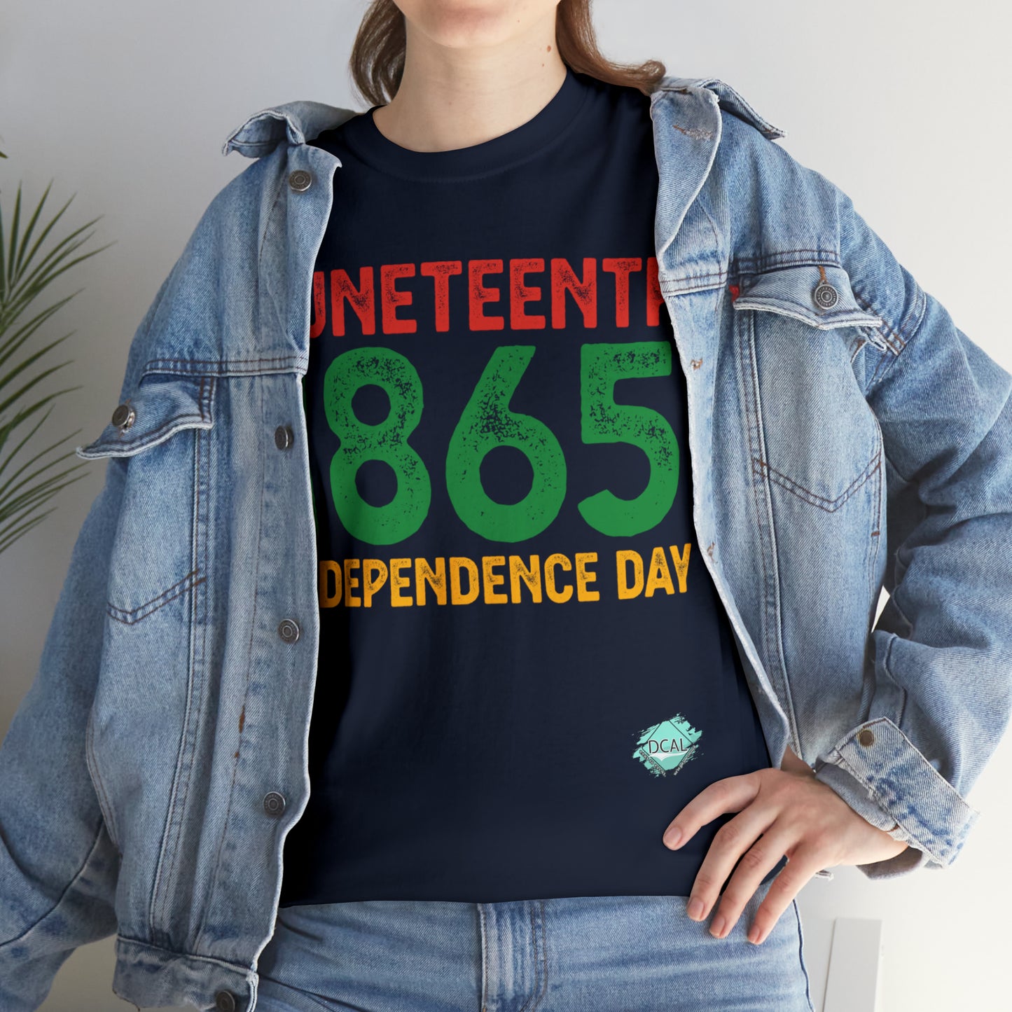 DCAL Juneteenth "1865" Unisex Heavy Cotton Tee