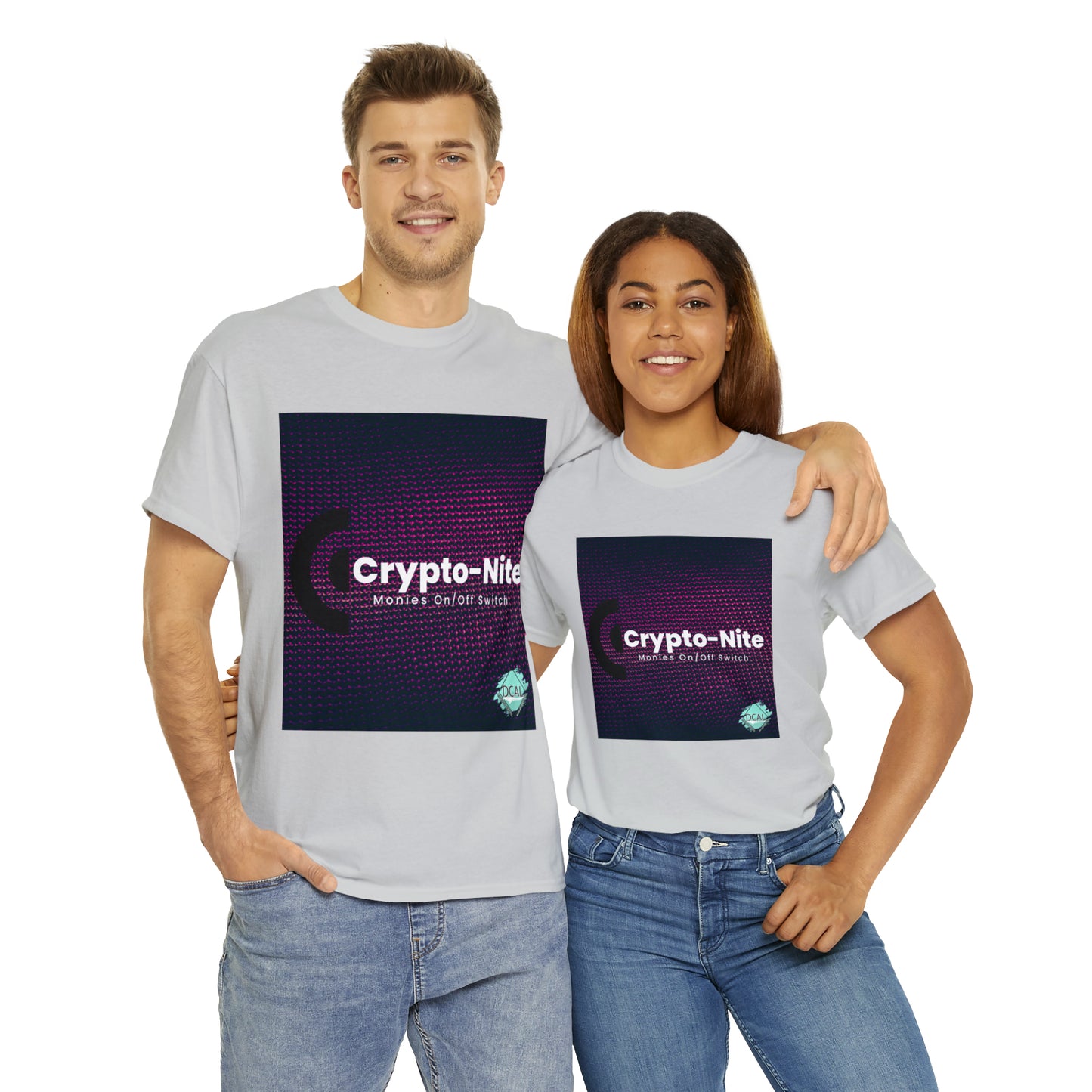 DCAL Graphic Tees "Crypto-Nite" Unisex Heavy Cotton Tee