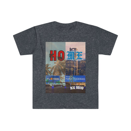 DCAL Graphic Tees "Michigan and Florida" Unisex Softstyle T-Shirt