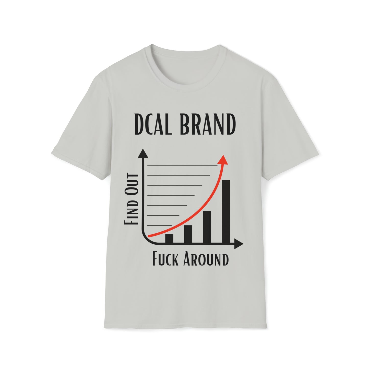 DCAL Graphic Tees Novel "Find Out "Unisex Softstyle T-Shirt