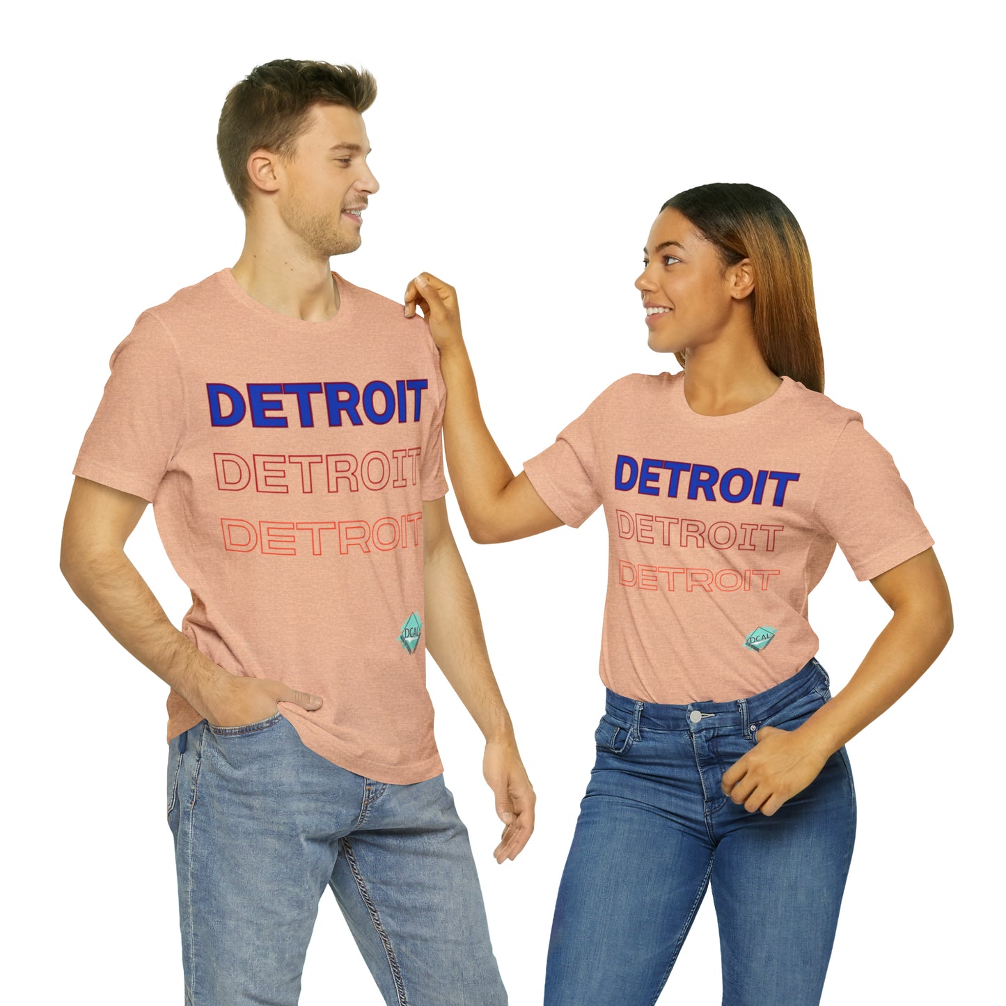 DCAL Downtown Diaries "Detroit" Unisex Jersey Short Sleeve Tee