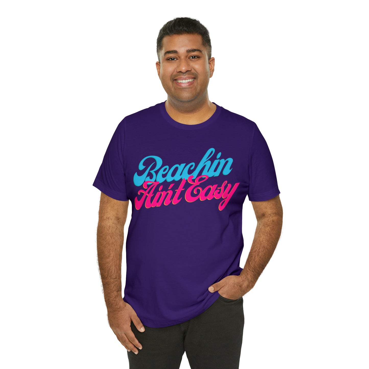 DCAL Beach Collection "Beachin Aint Easy" Unisex Jersey Short Sleeve Tee