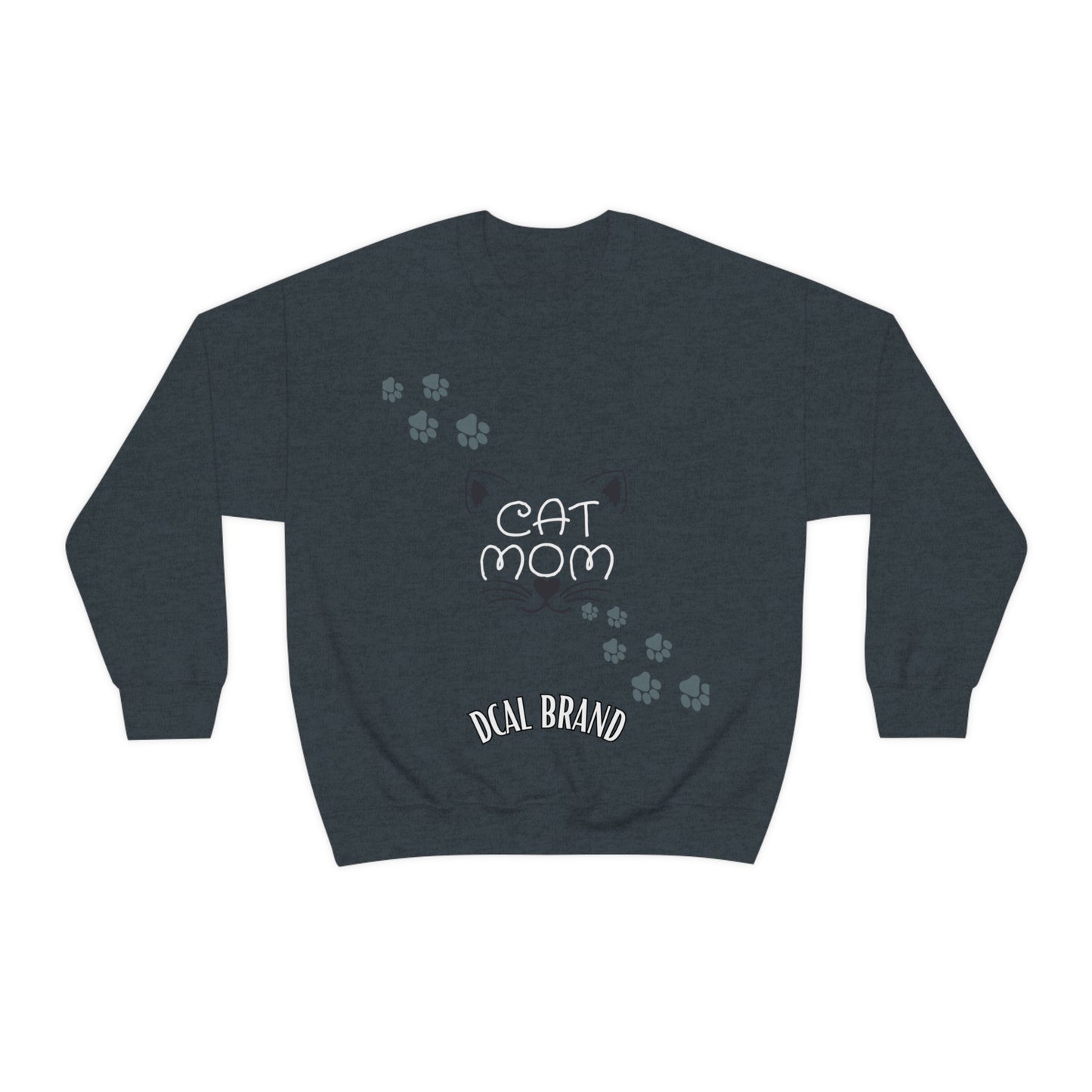 DCAL Meow Collection "Cat Mom" Unisex Heavy Blend™ Crewneck Sweatshirt