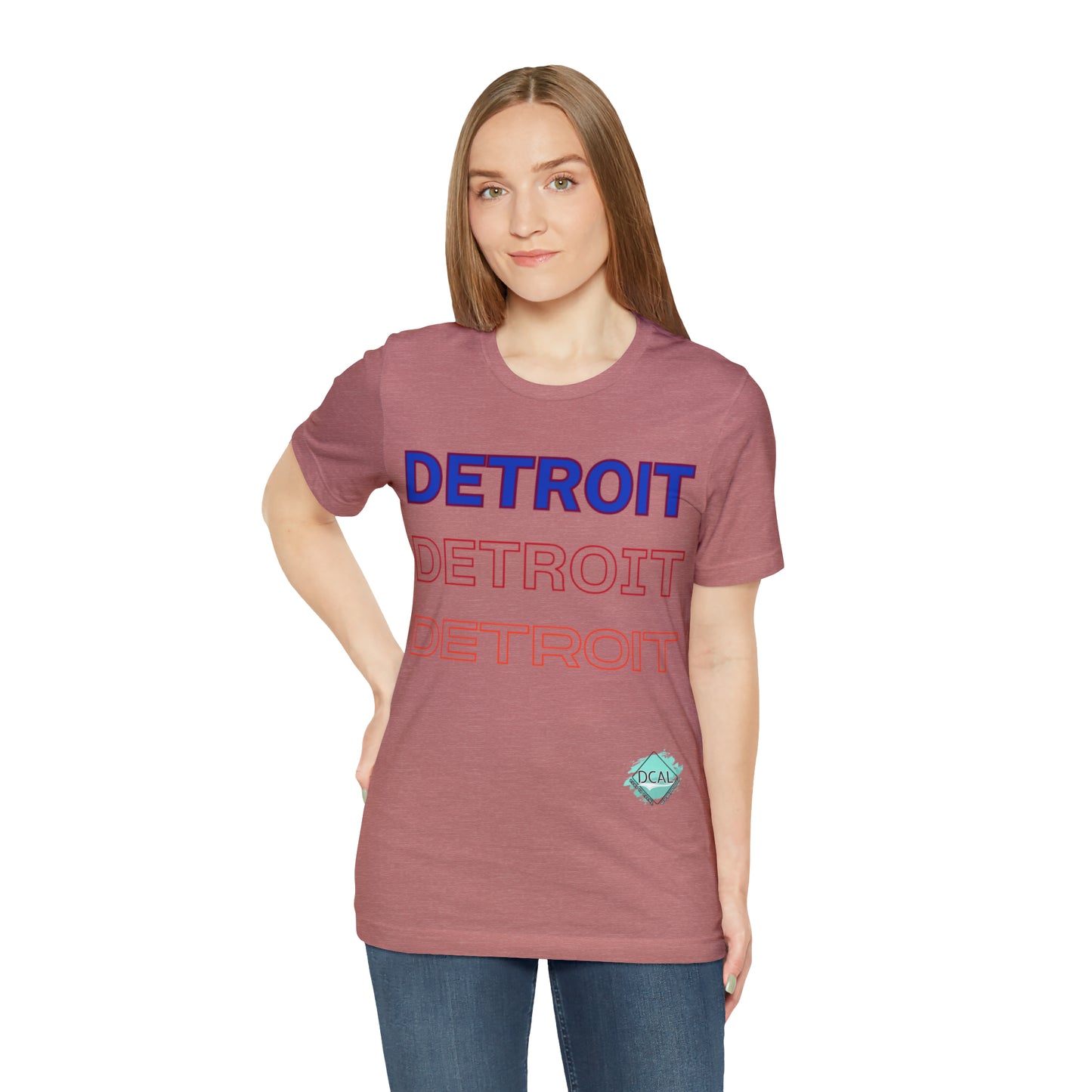 DCAL Downtown Diaries "Detroit" Unisex Jersey Short Sleeve Tee