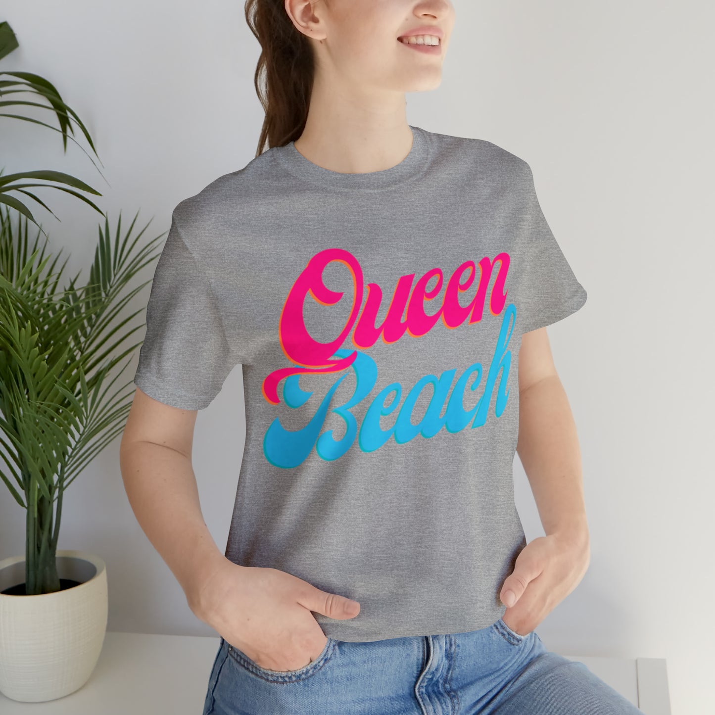 DCAL Beach Collection "Queen Beach" Unisex Jersey Short Sleeve Tee