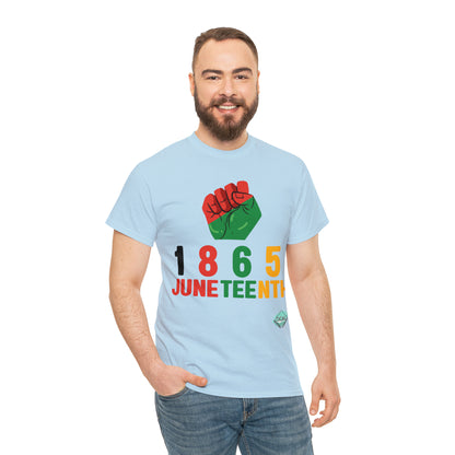 DCAL Juneteenth "1865 Fist" Unisex Heavy Cotton Tee