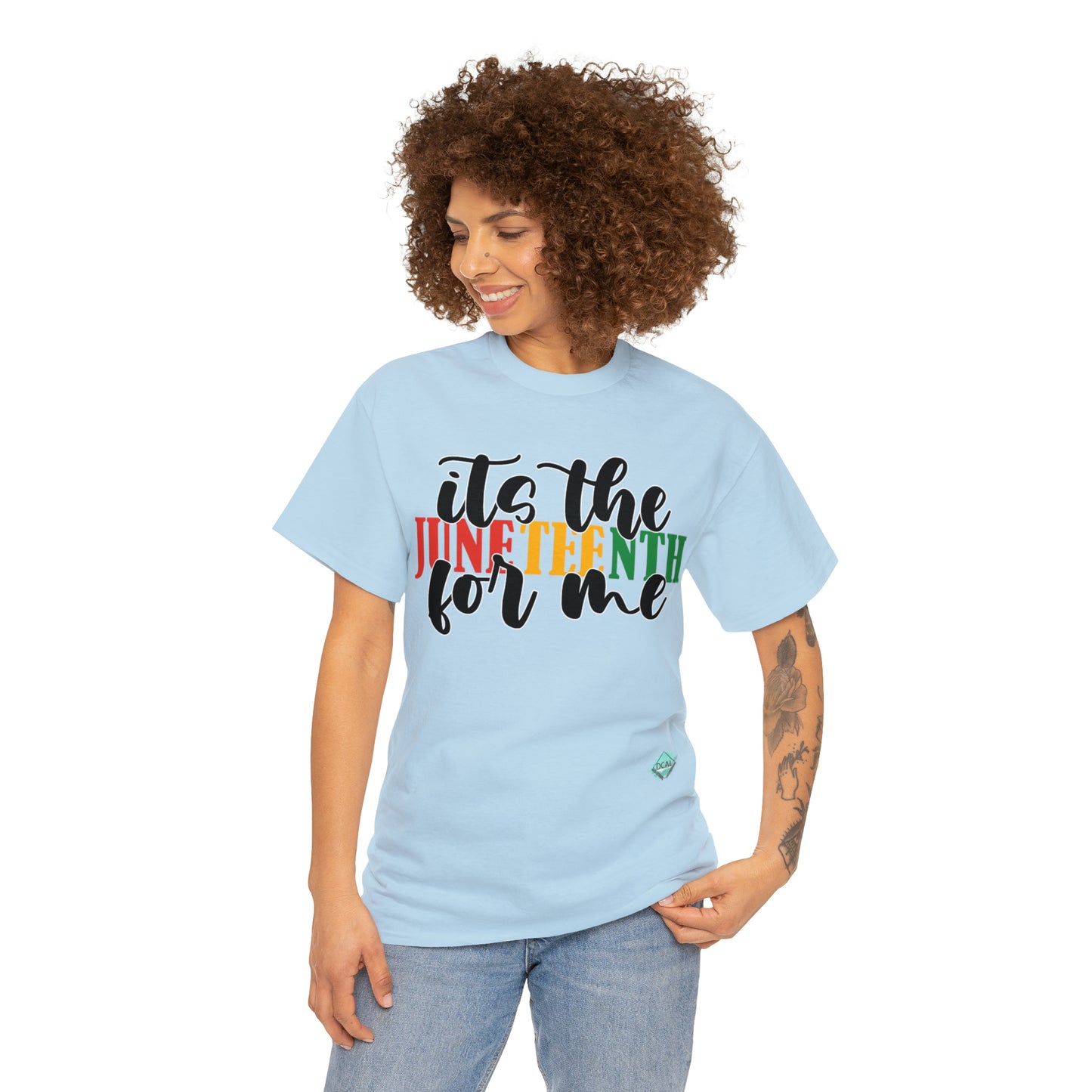 DCAL Juneteenth "Its the Juneteenth For Me" Unisex Heavy Cotton Tee