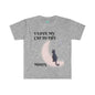 DCAL Meow Collection " I love My Cat to The moon " Unisex Soft style T-Shirt