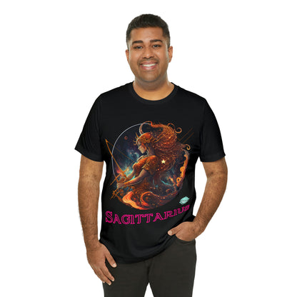 DCAL Zodiac Collection "Sagittarius" Unisex Jersey Short Sleeve Tee