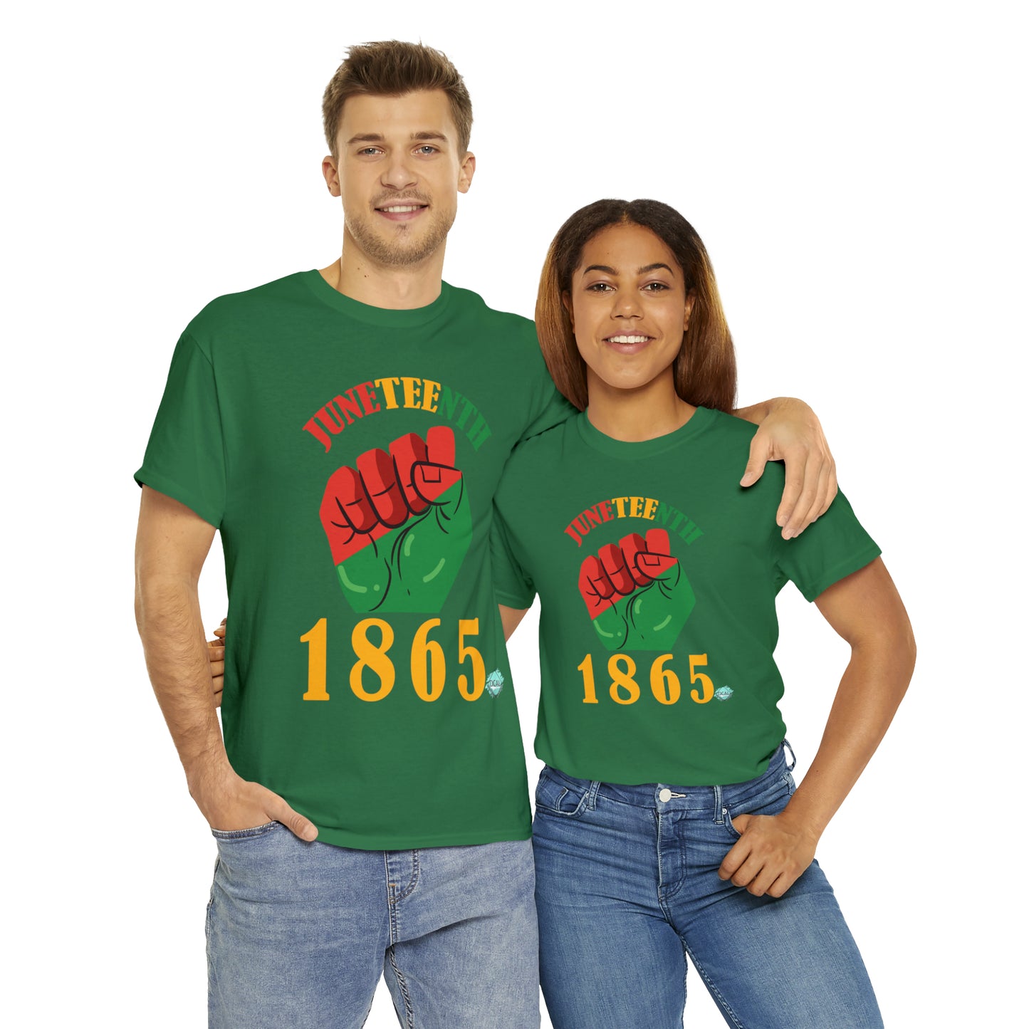 DCAL Juneteenth "1865 Fist" Unisex Heavy Cotton Tee