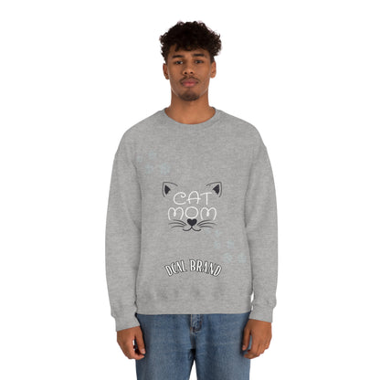 DCAL Meow Collection "Cat Mom" Unisex Heavy Blend™ Crewneck Sweatshirt