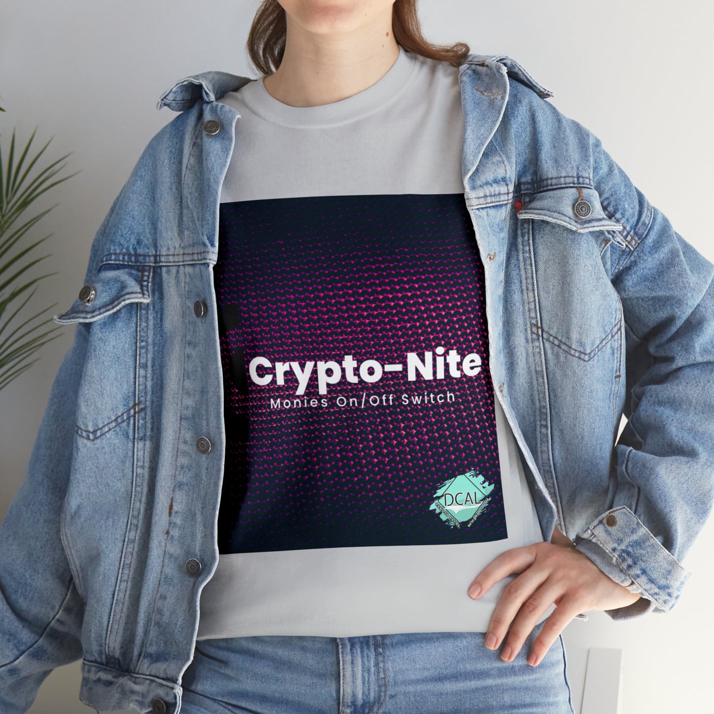 DCAL Graphic Tees "Crypto-Nite" Unisex Heavy Cotton Tee