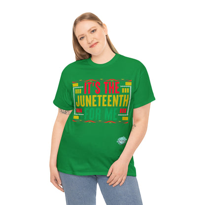 DCAL Juneteenth Its The Juneteenth" Unisex Heavy Cotton Tee