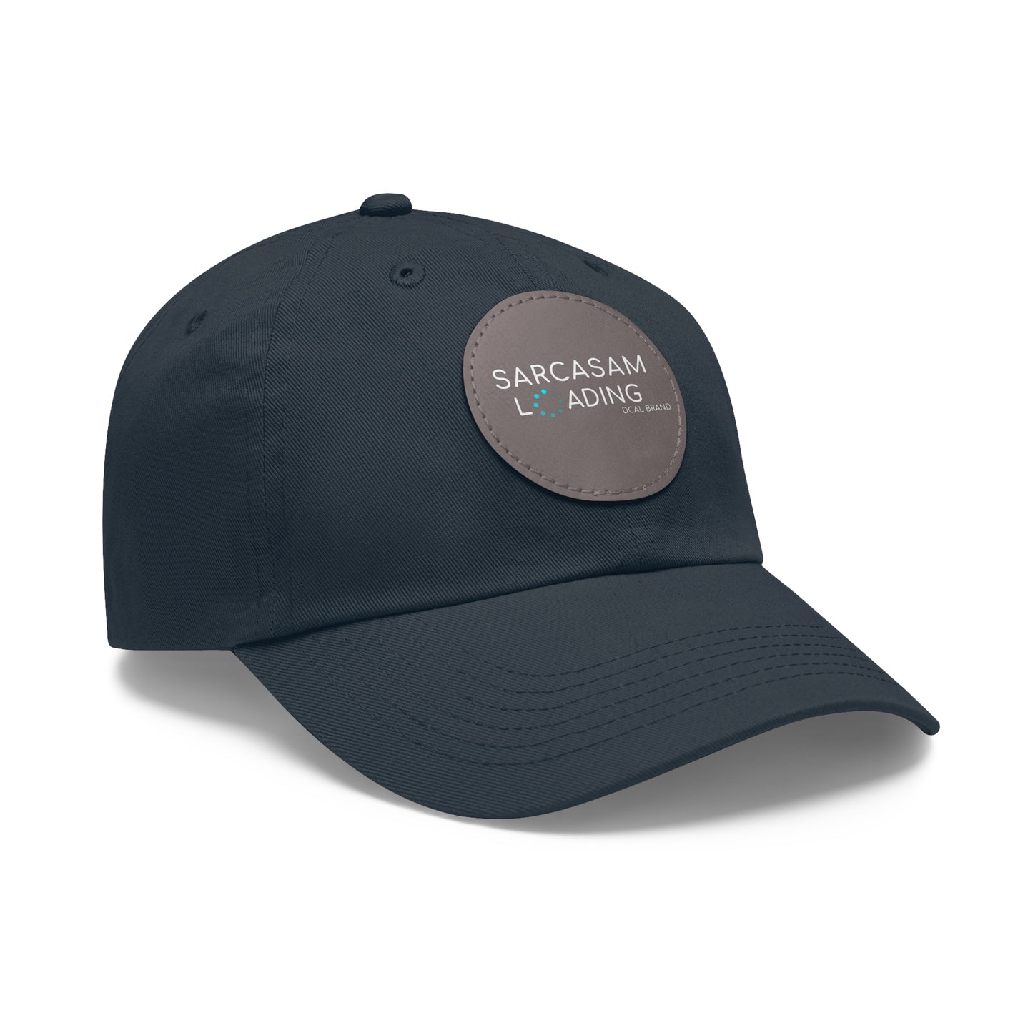 DCAL Brown Collection Accessories "Sarcasm Loading" Hat with Leather Patch (Round)