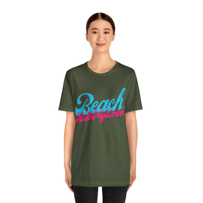 DCAL Beach Collection "Beach Hold My Drink" Unisex Jersey Short Sleeve Tee