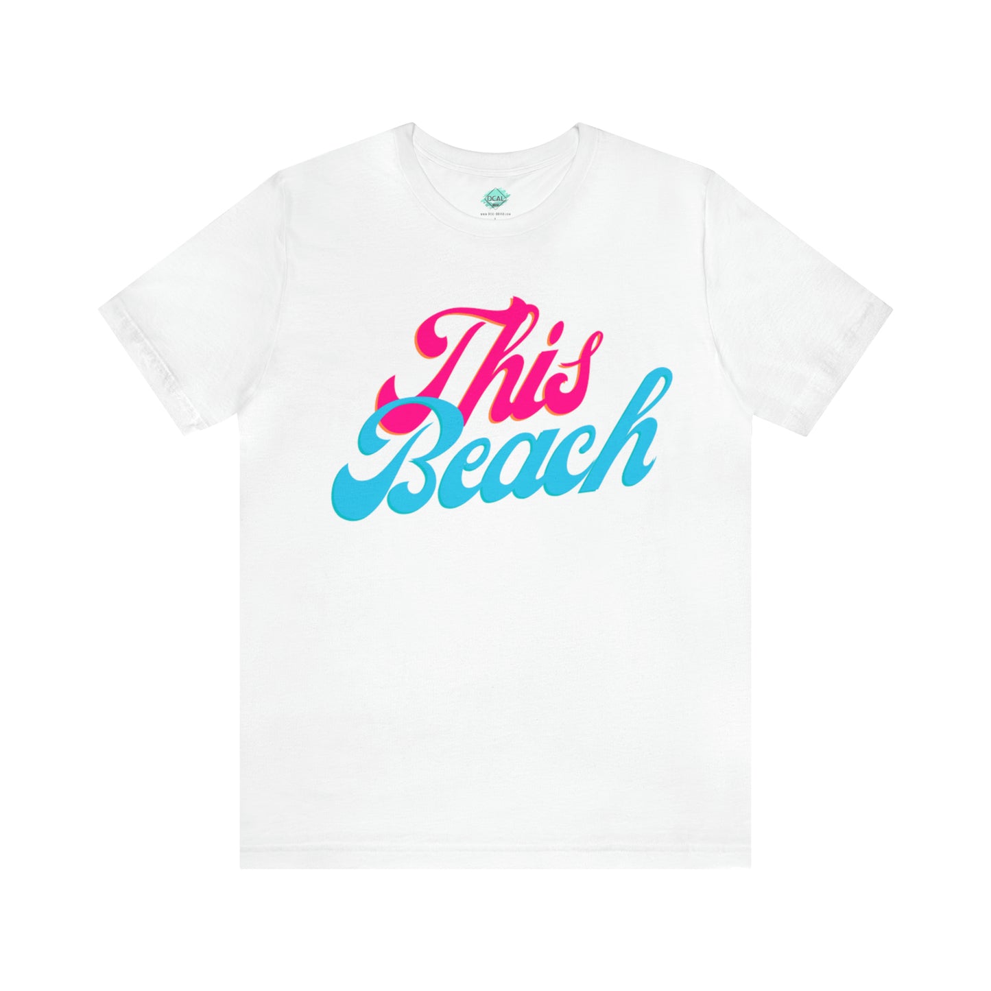 DCAL Beach Collection "This Beach" Unisex Jersey Short Sleeve Tee