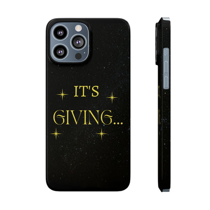 DCAL Accessories (It's Giving)Slim Phone Cases