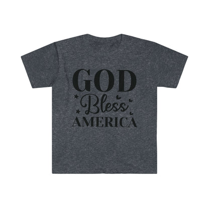 DCAL 4th of July "God" Unisex Softstyle T-Shirt