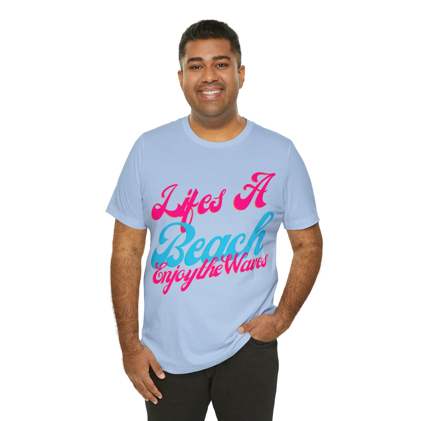 DCAL Beach Collection "Lifes a Beach Enjoy The View" Unisex Jersey Short Sleeve Tee