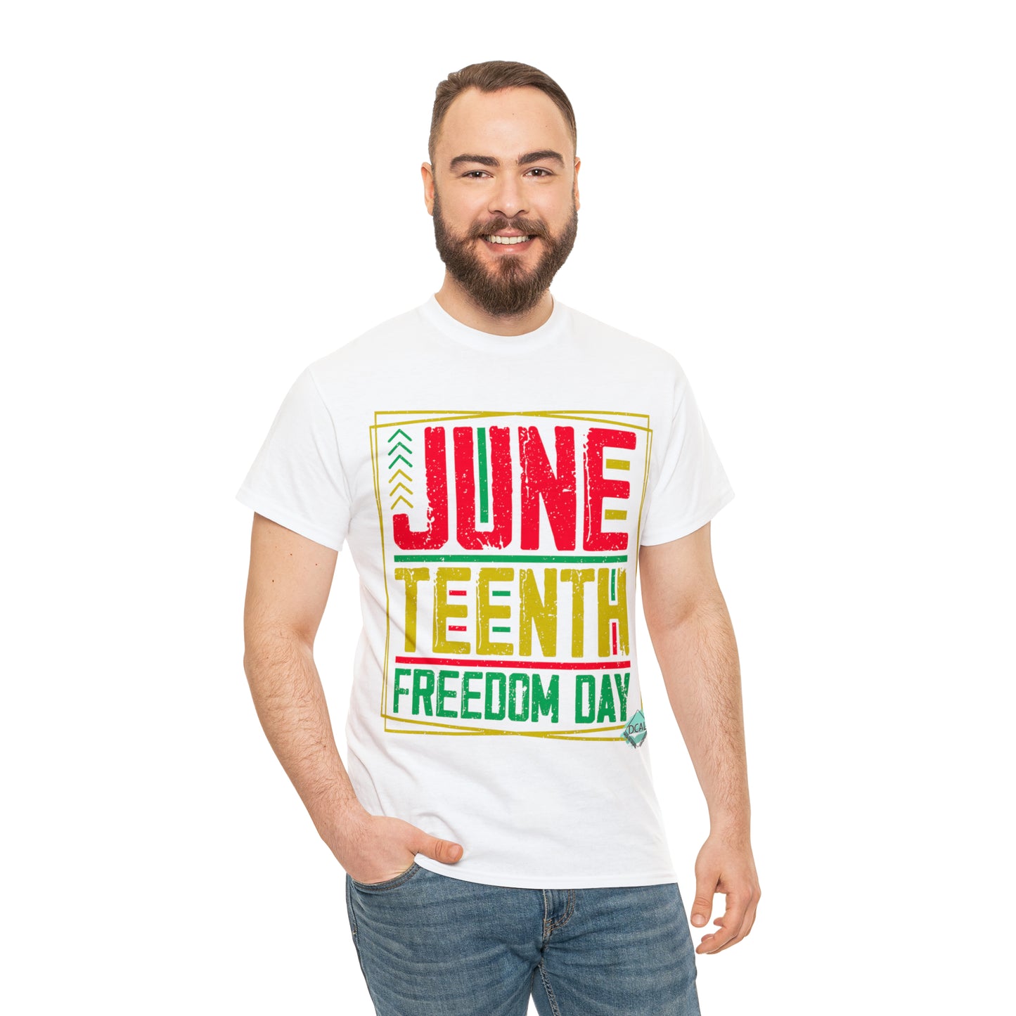 DCAL Juneteenth "Freedom Day" Unisex Heavy Cotton Tee