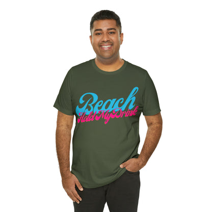 DCAL Beach Collection "Beach Hold My Drink" Unisex Jersey Short Sleeve Tee