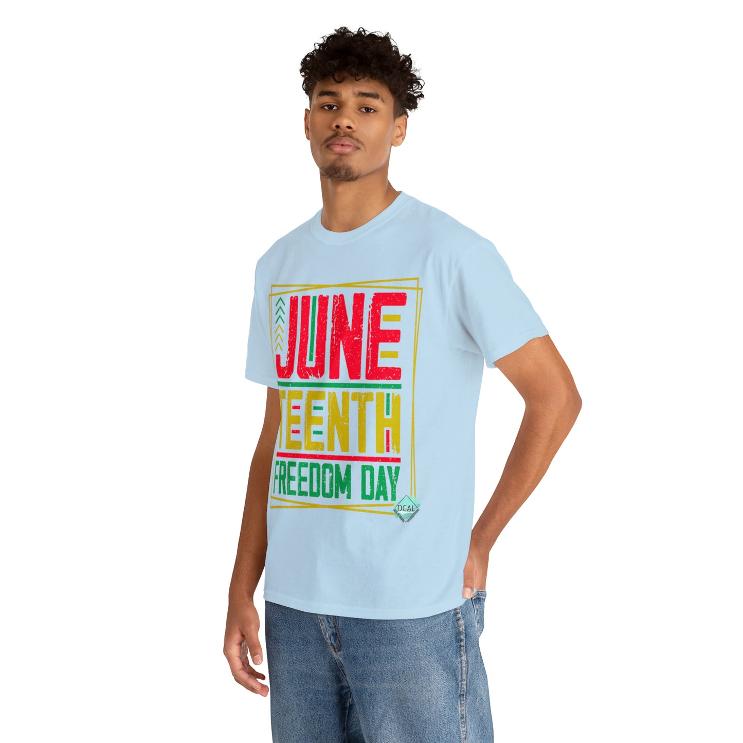 DCAL Juneteenth "Freedom Day" Unisex Heavy Cotton Tee