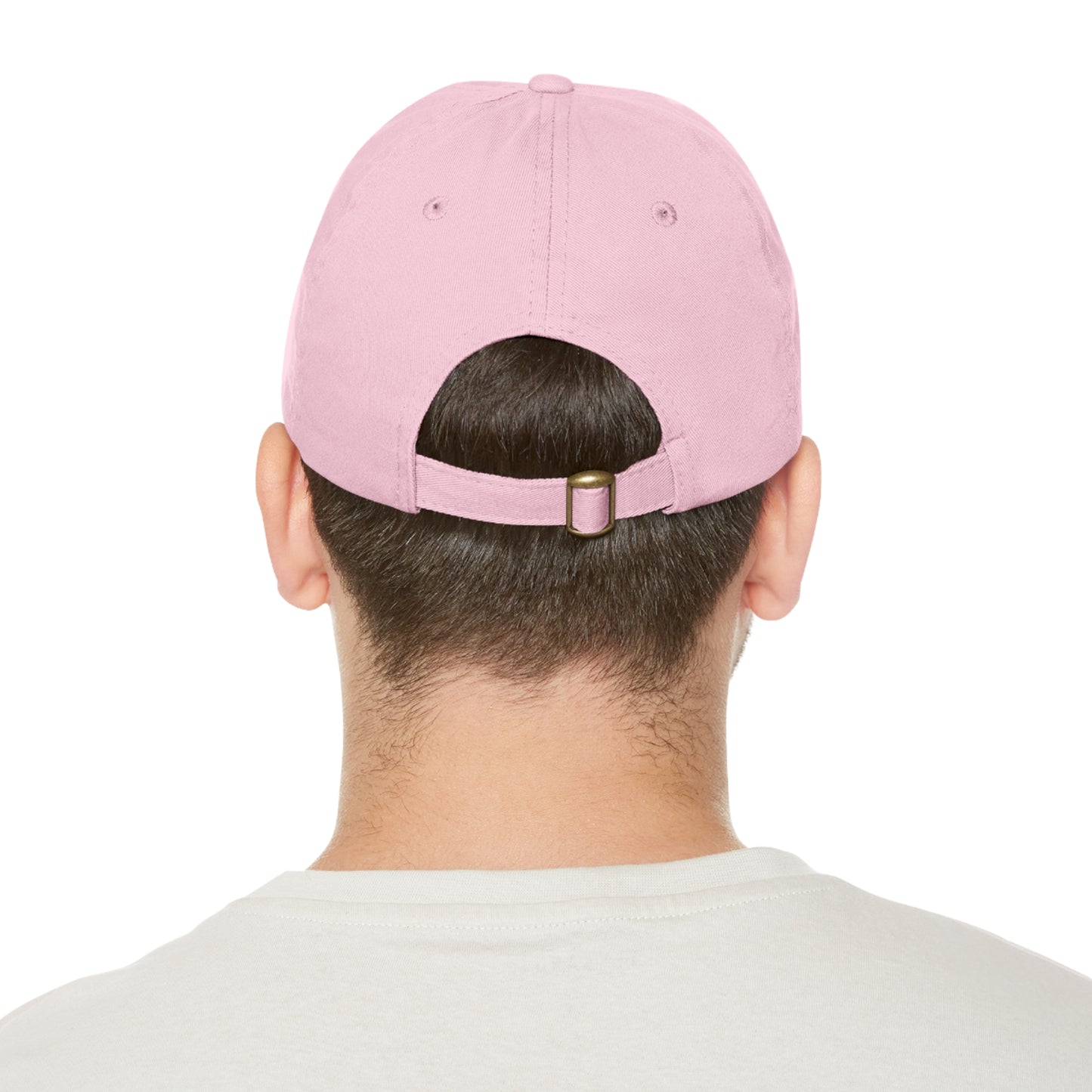 DCAL Accessories Dad Hat with Leather Patch (Rectangle)