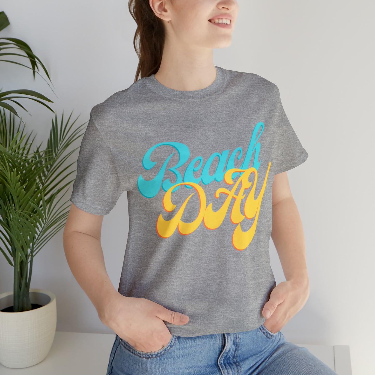 DCAL Beach Collection "Beach Day" Unisex Jersey Short Sleeve Tee