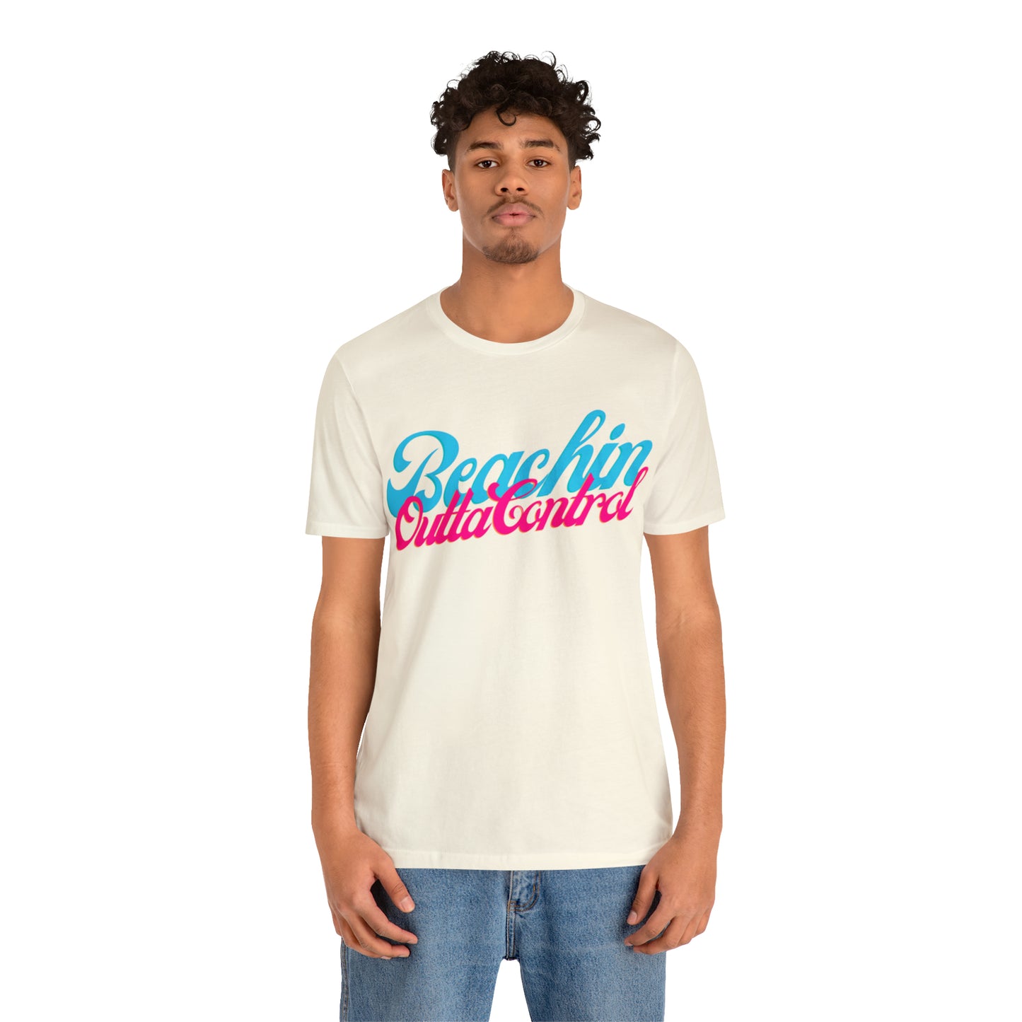 DCAL Beach Collection "Beachin Outta Control" Unisex Jersey Short Sleeve Tee