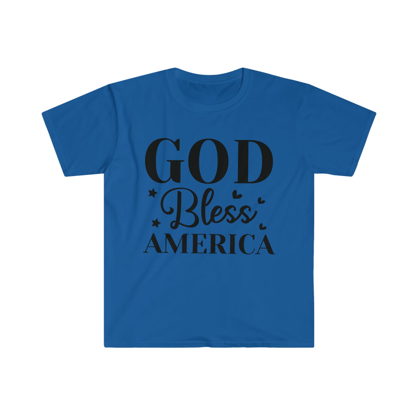 DCAL 4th of July "God" Unisex Softstyle T-Shirt