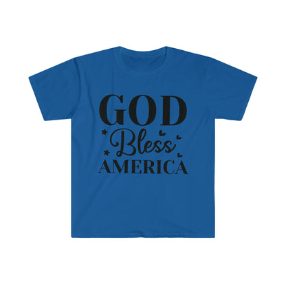 DCAL 4th of July "God" Unisex Softstyle T-Shirt