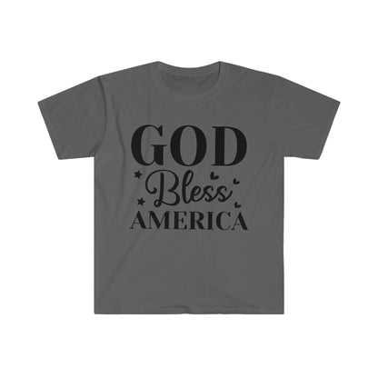 DCAL 4th of July "God" Unisex Softstyle T-Shirt