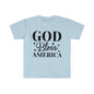 DCAL 4th of July "God" Unisex Softstyle T-Shirt