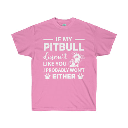 DCAL Pitbull Passion "Pitbull Approval" Unisex Ultra Cotton Tee